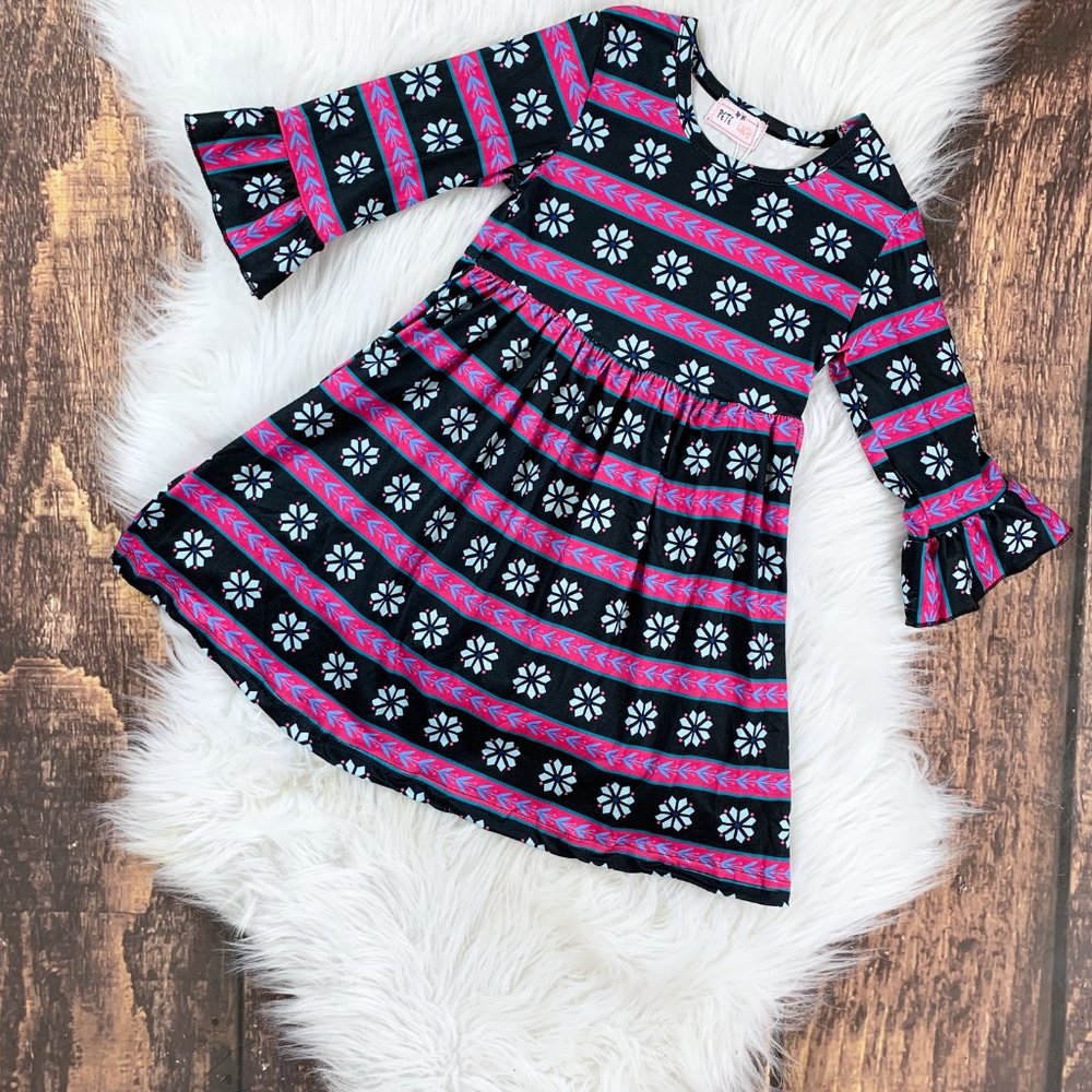 Longsleeve Dress w/ Bell Sleeves